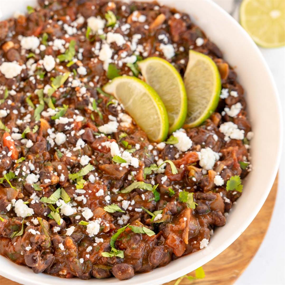 Mexican Style Black Beans