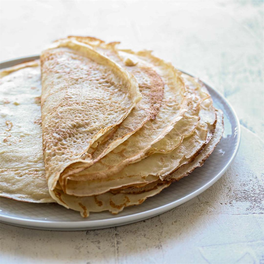 Easy Sourdough Discard Crepes – Milk and Pop