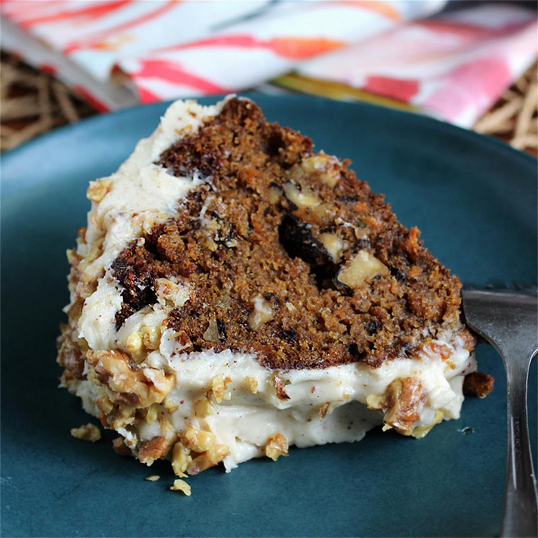 Carrot Cake with Brown Butter Cream Cheese Frosting