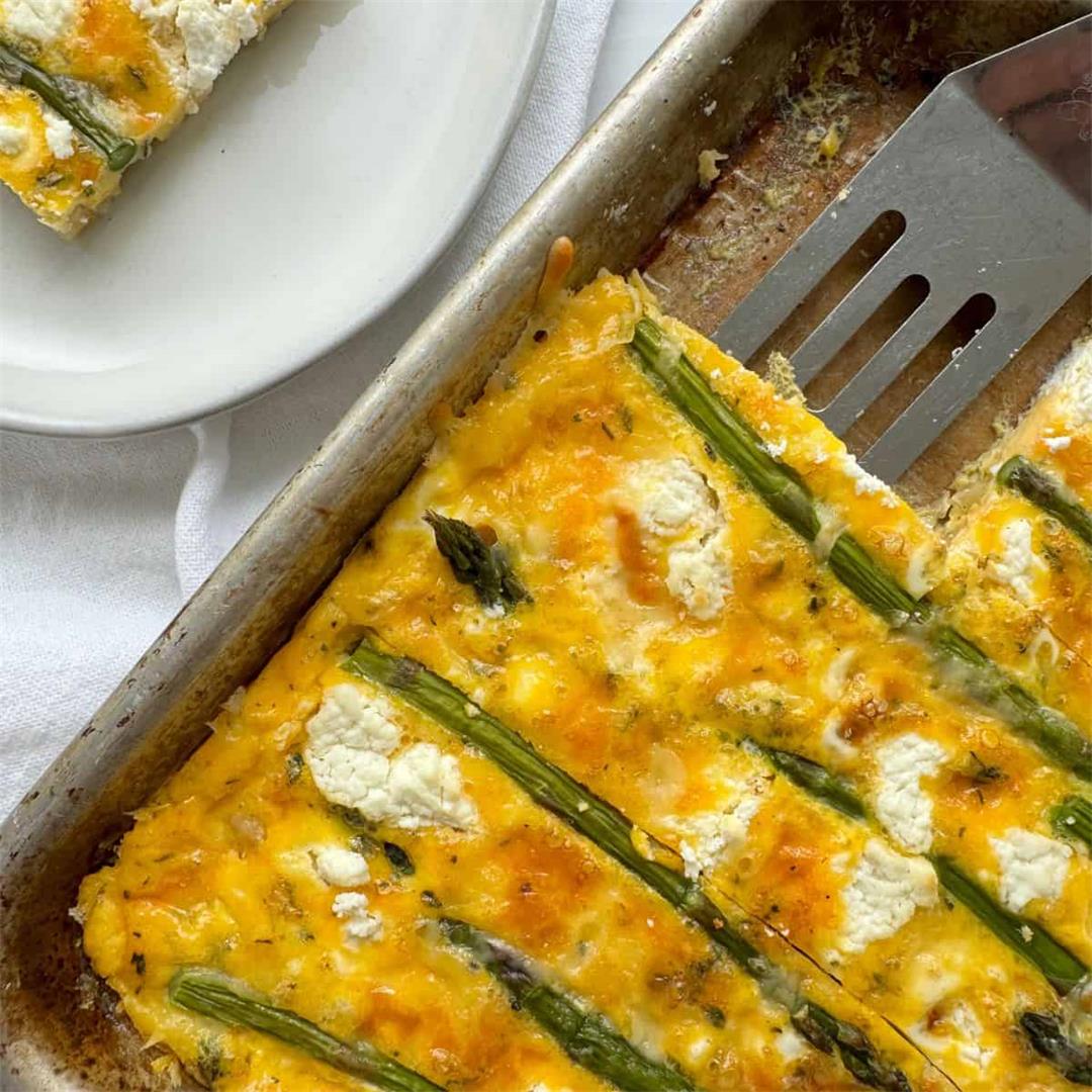 Easy Baked Eggs With Asparagus Recipe
