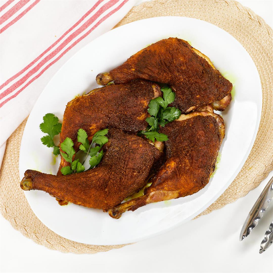 Ras El Hanout Moroccan Roasted Chicken
