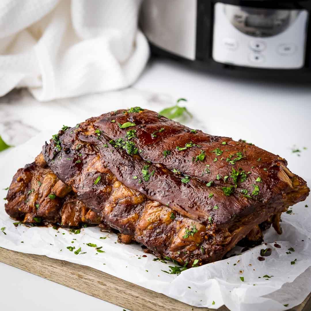 Perfectly Cooked Cooker Honey Garlic Ribs