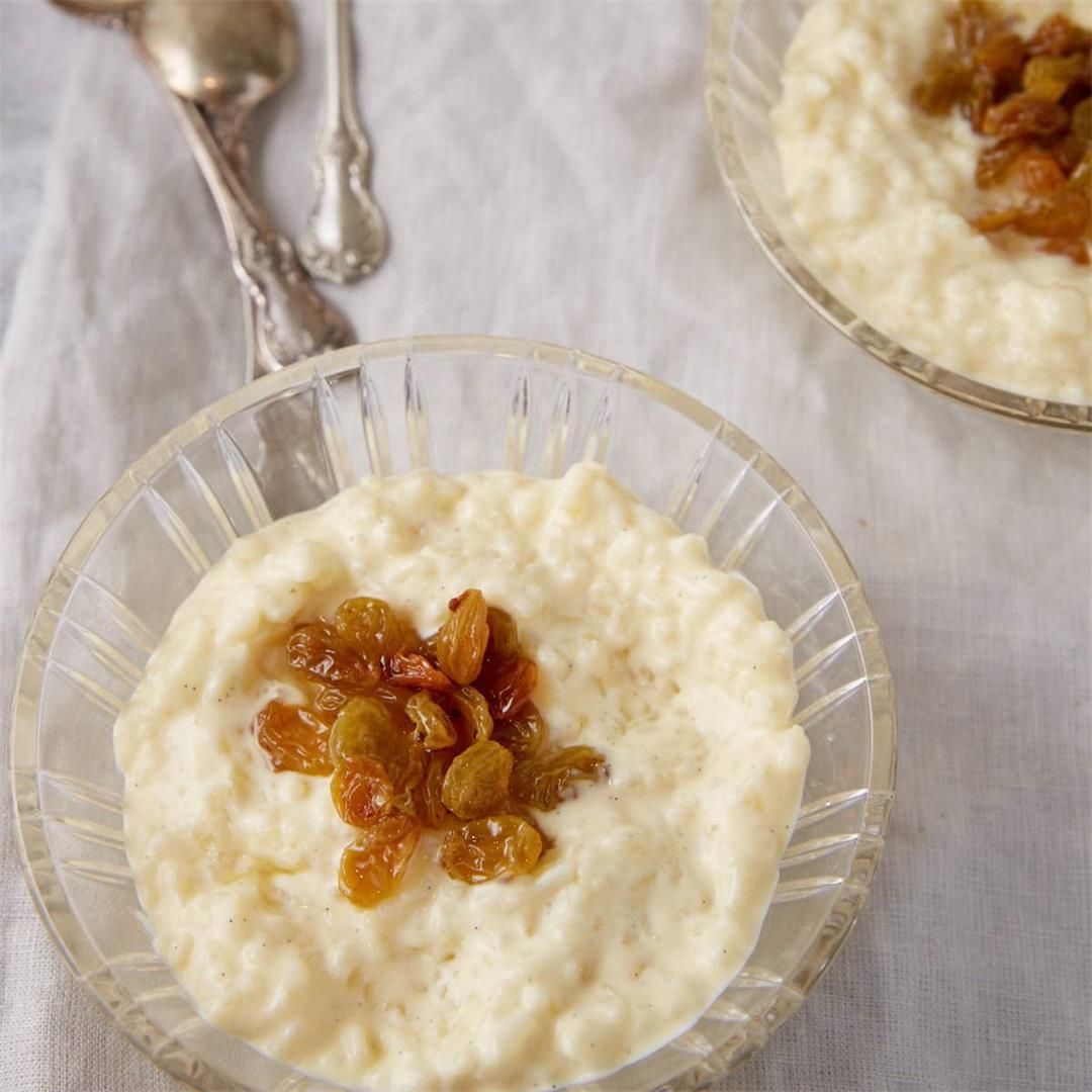 Really, Really Good Old Fashioned Rice Pudding