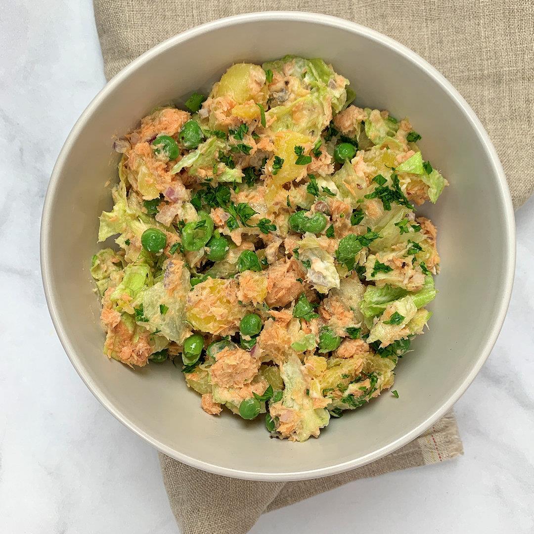 Salmon, Peas & Potato Salad – A Gourmet Food Blog