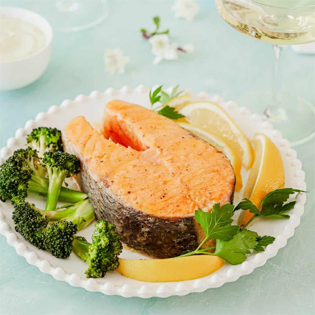 Roasted Salmon Steak Recipe