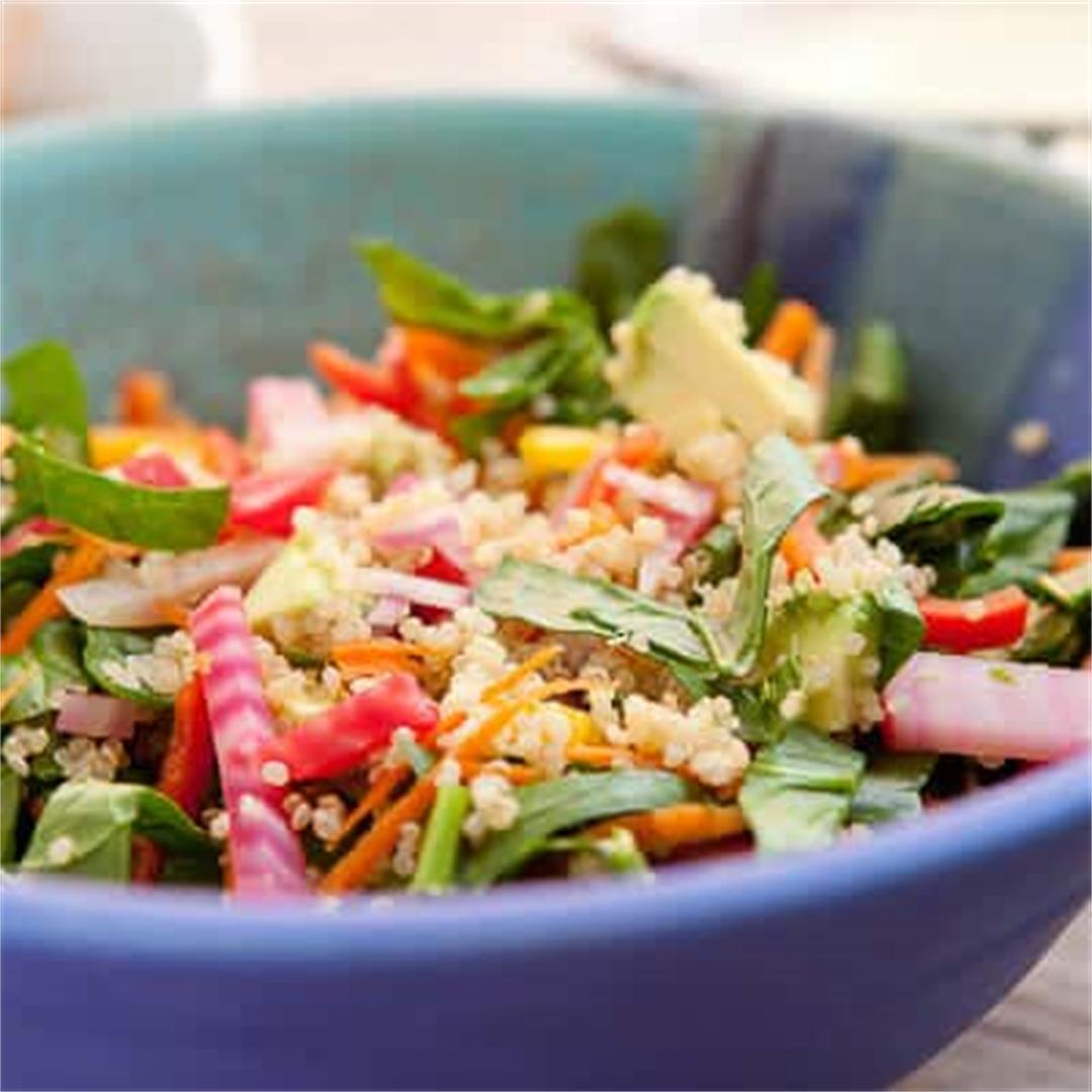 Reset Quinoa Spinach Salad