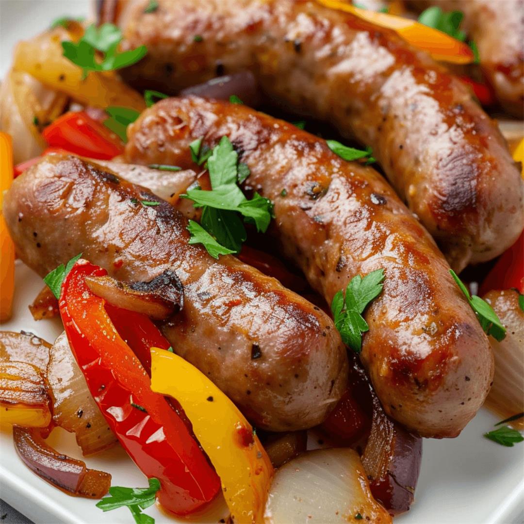 Baked Sausage and Peppers