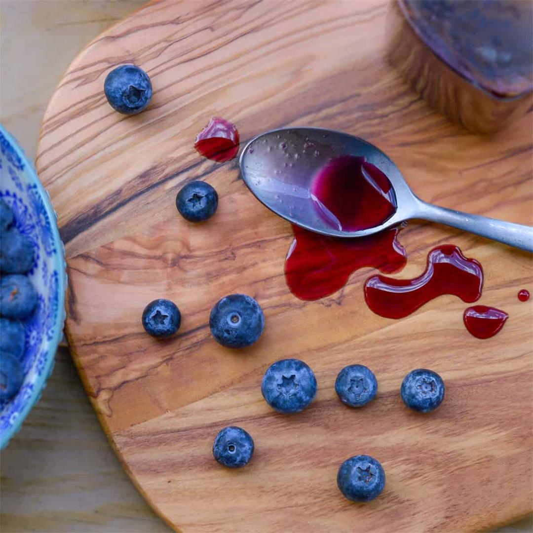 Homemade Blueberry Simple Syrup Recipe