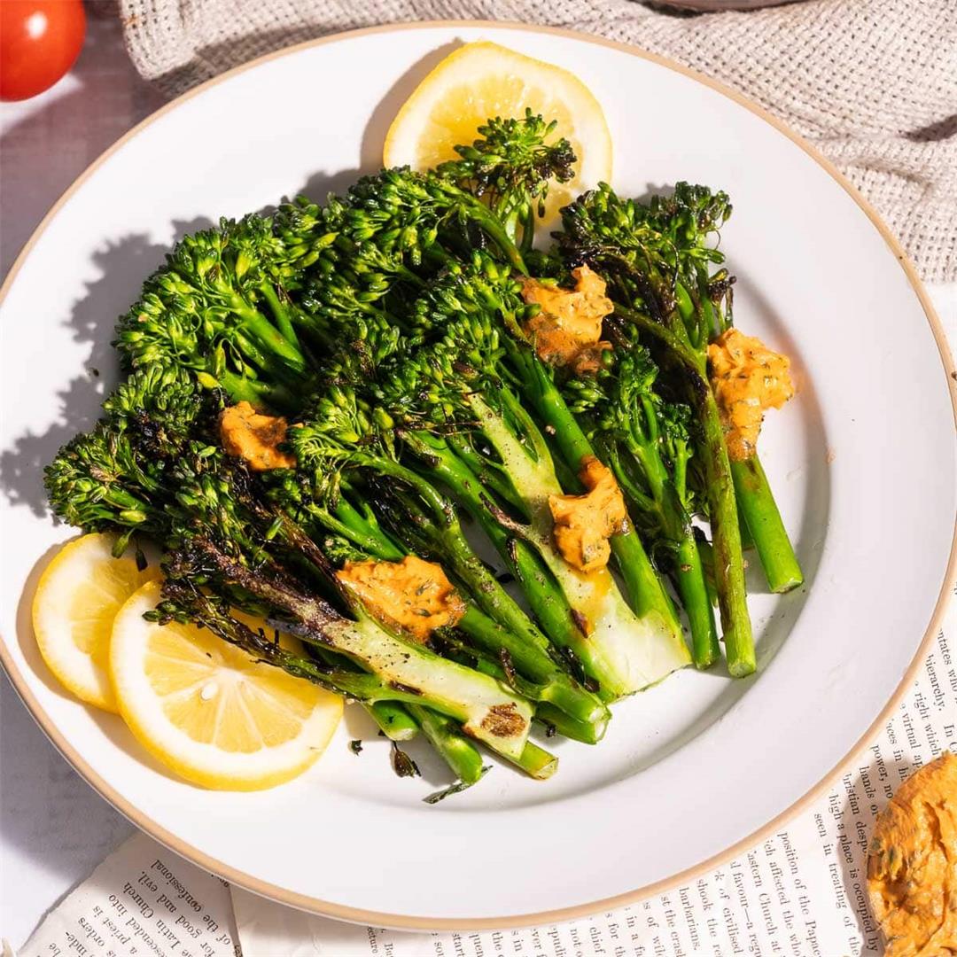 Must Try Recipe: Grilled Broccolini with Tomato Butter