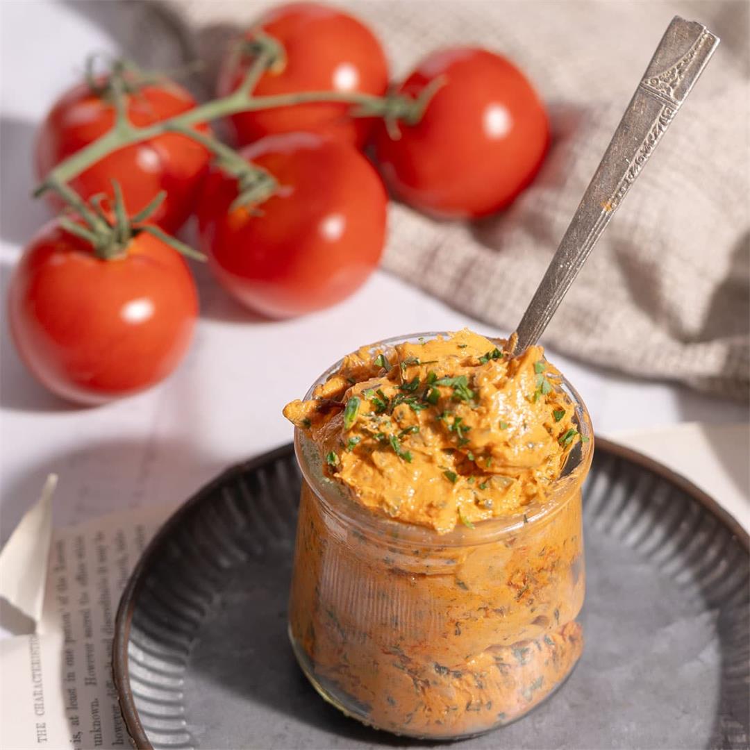 Quick and Easy Tomato and Herb Compound Butter