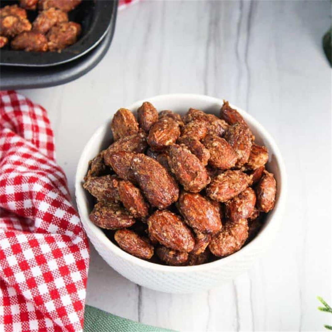 Candied Almonds in Air Fryer or Oven