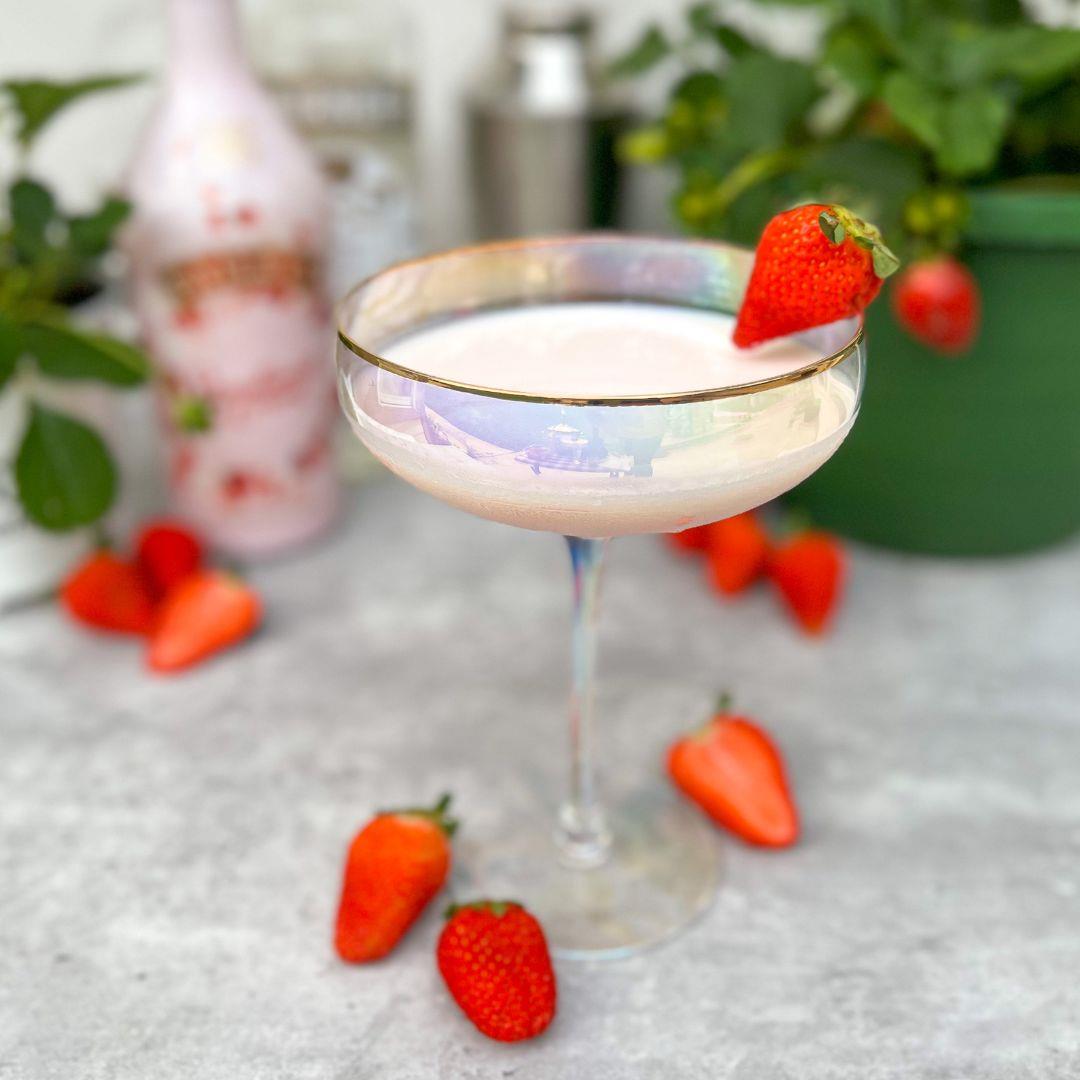Strawberries and Cream Martini