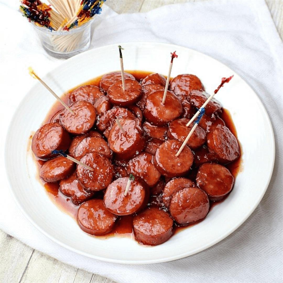 Slow Cooker Cocktail Sausages