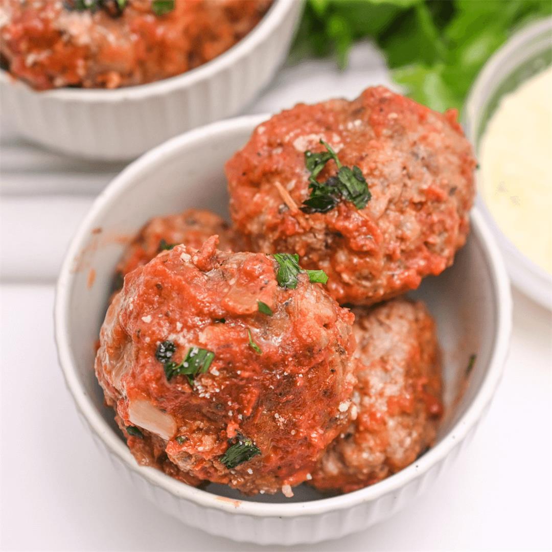 Crockpot Italian Sausage Meatballs