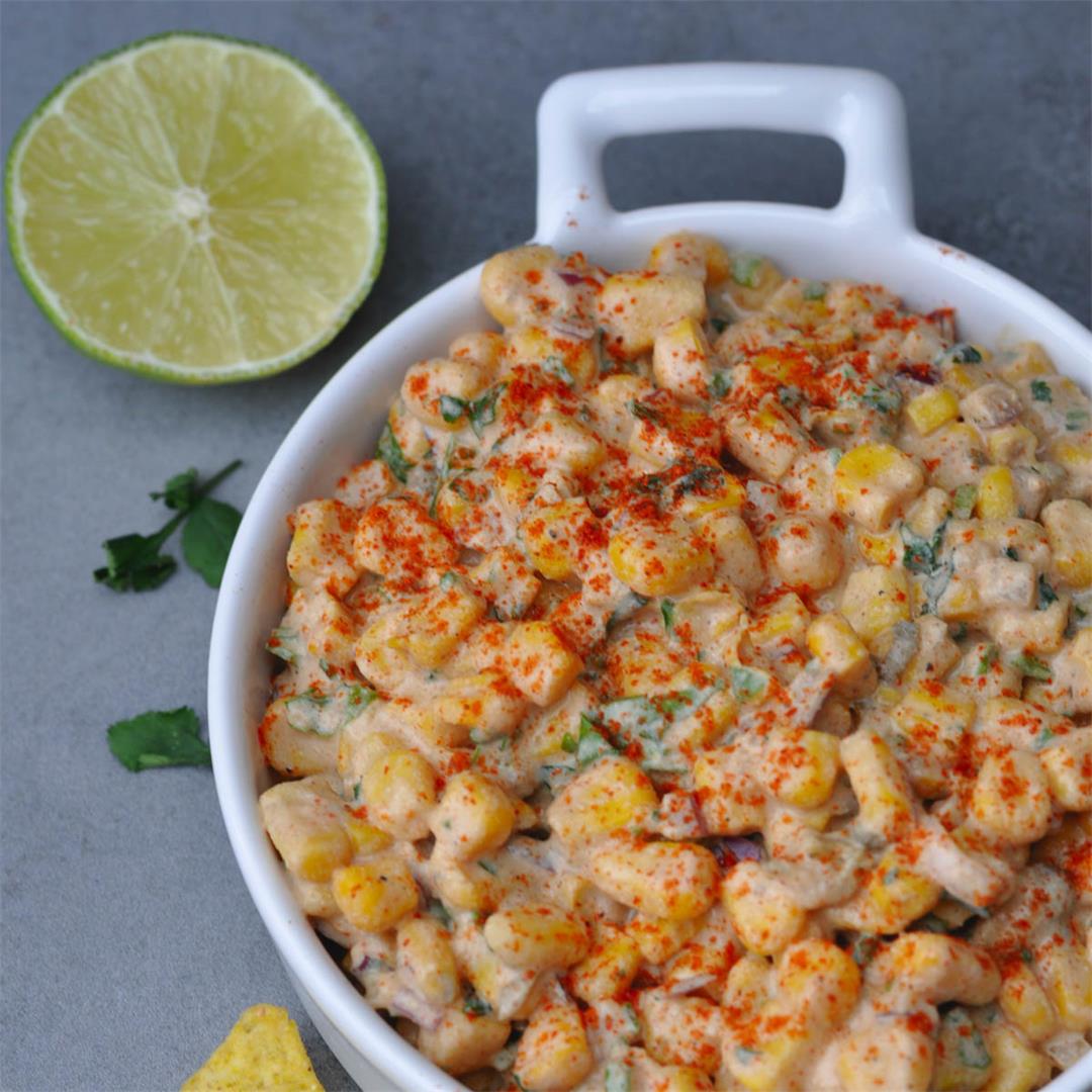 Vegan Mexican Street Corn (Elote) Salad