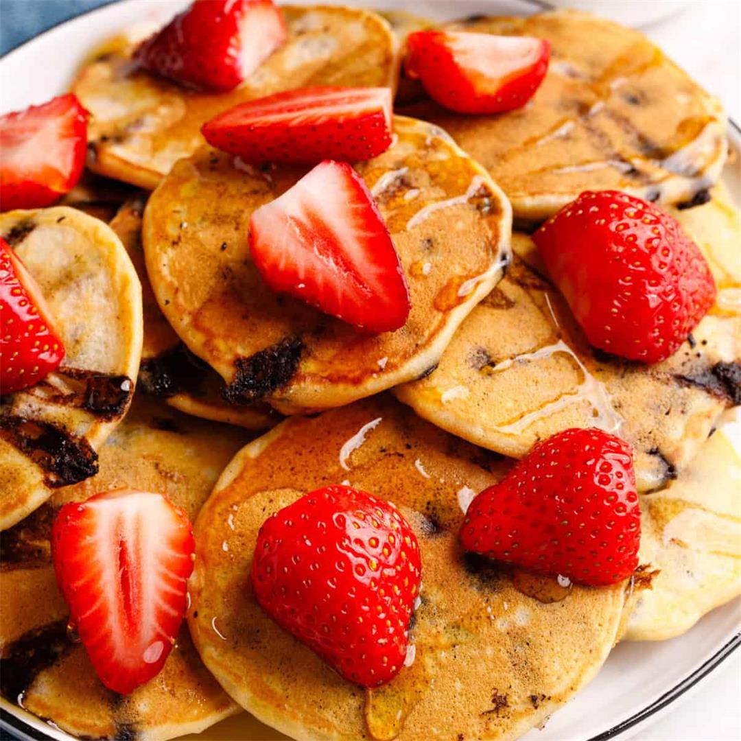 Mini Pancakes with Mix-Ins