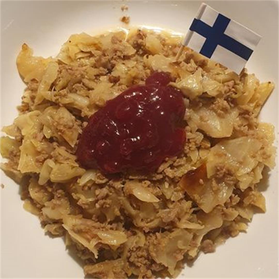 Traditional Finnish Cabbage Casserole recipe