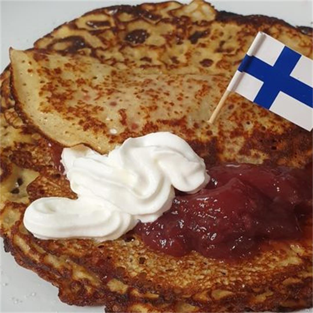 Finnish Pancakes Recipe (Letut)