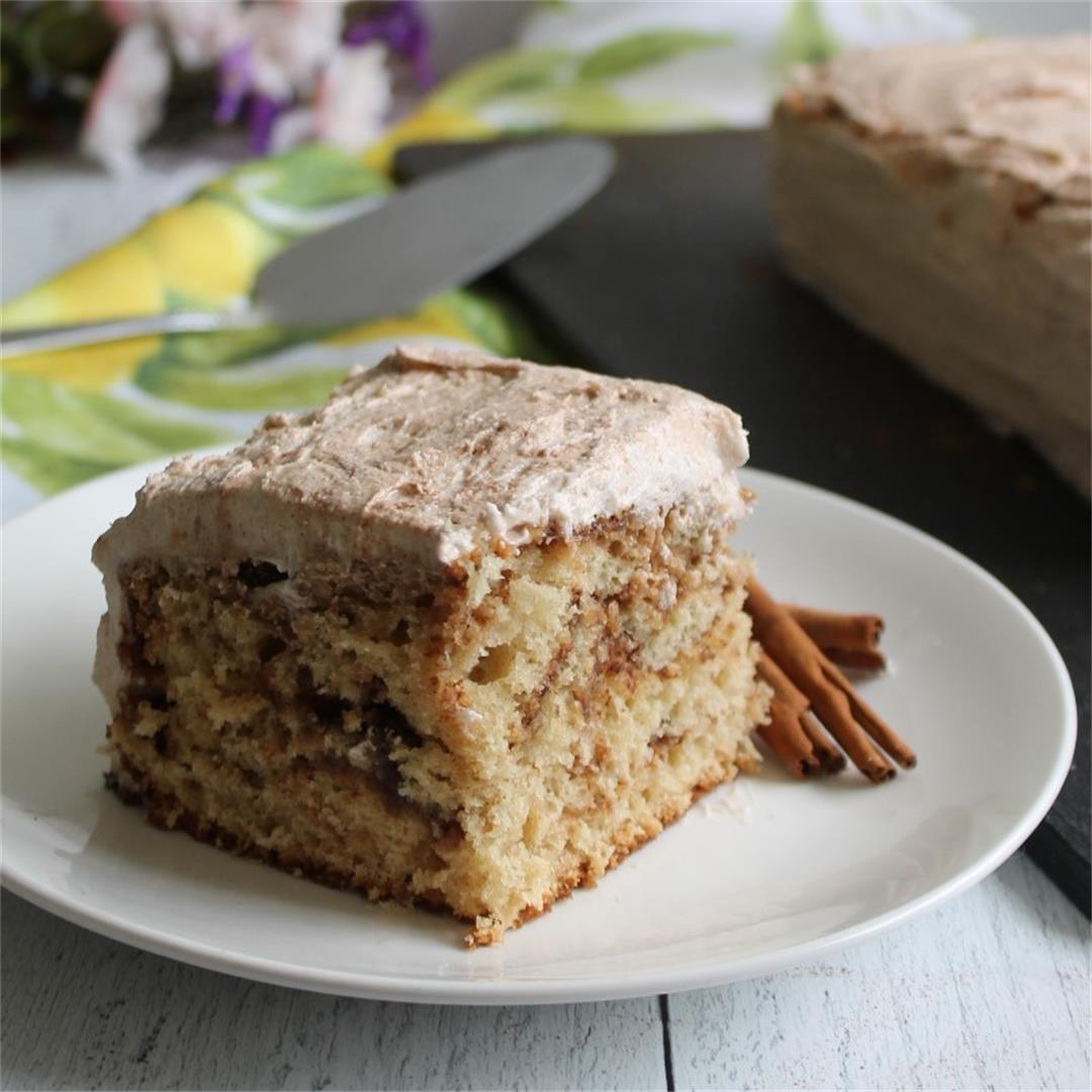 Brown Butter Snickerdoodle Cake
