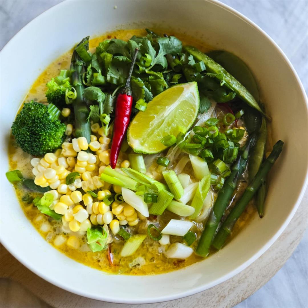 Green Curry Noodle Bowls