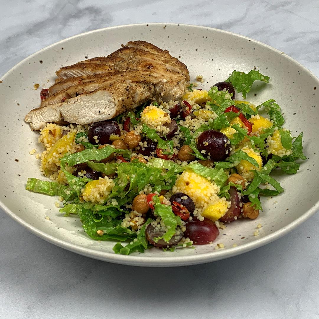 Fruity Couscous Salad with Chicken – A Gourmet Food Blog