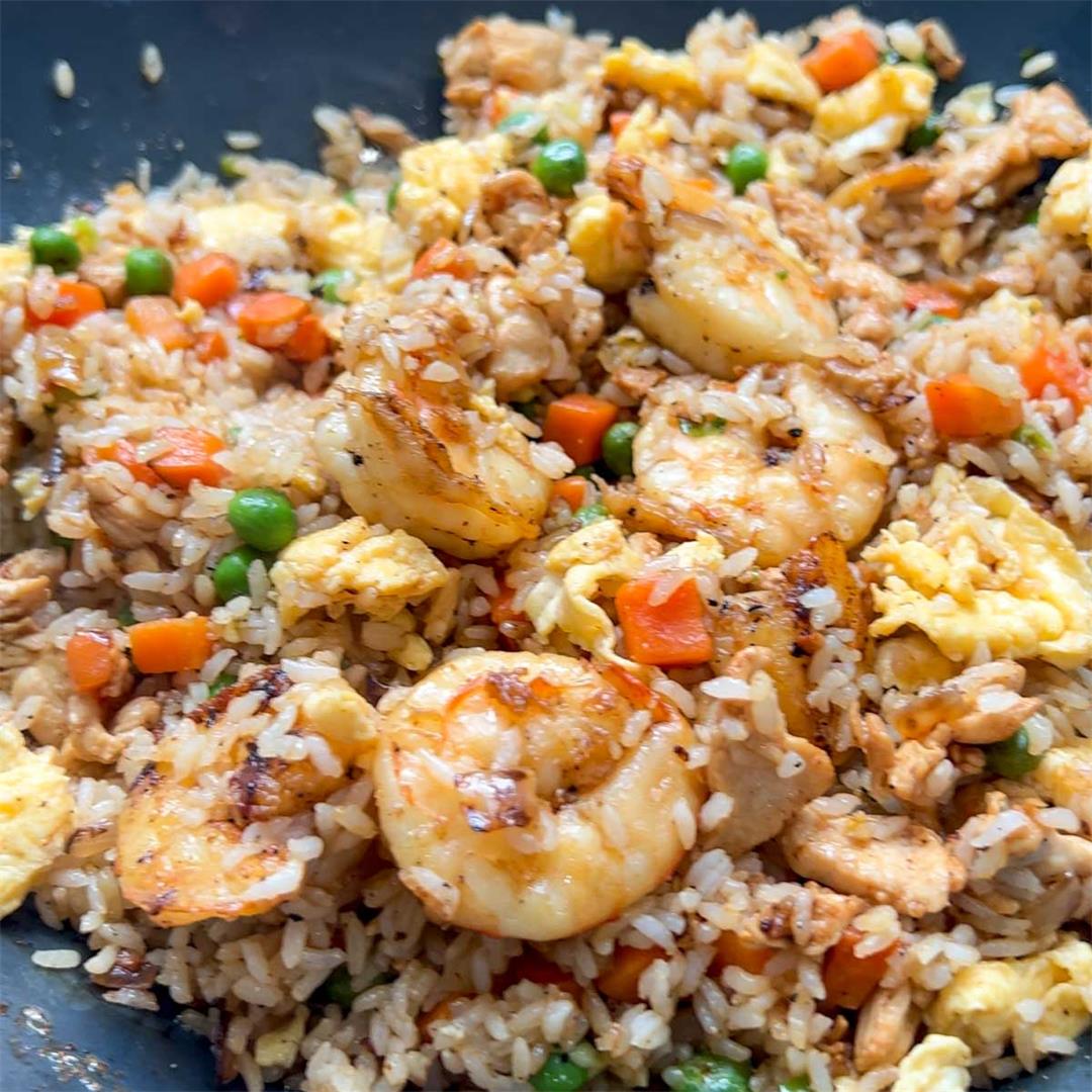 Shrimp and Chicken Fried Rice