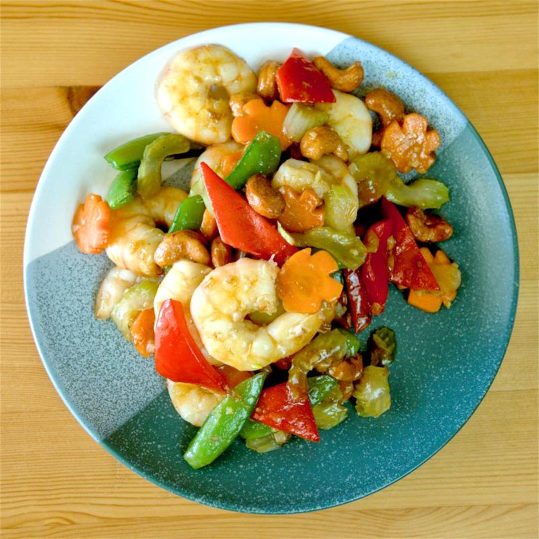 Cashew Shrimp Recipe (腰果蝦仁)