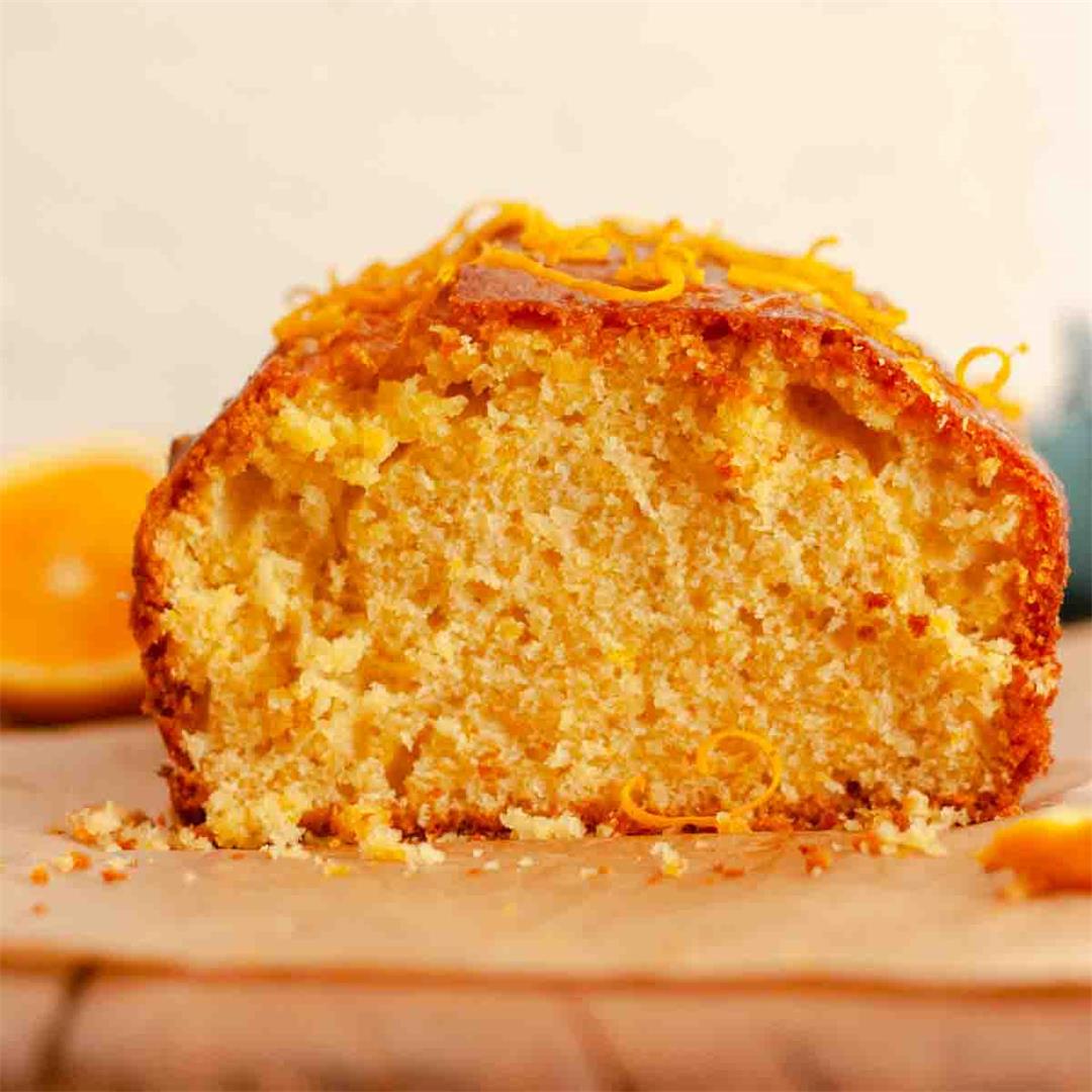 Easy orange loaf cake