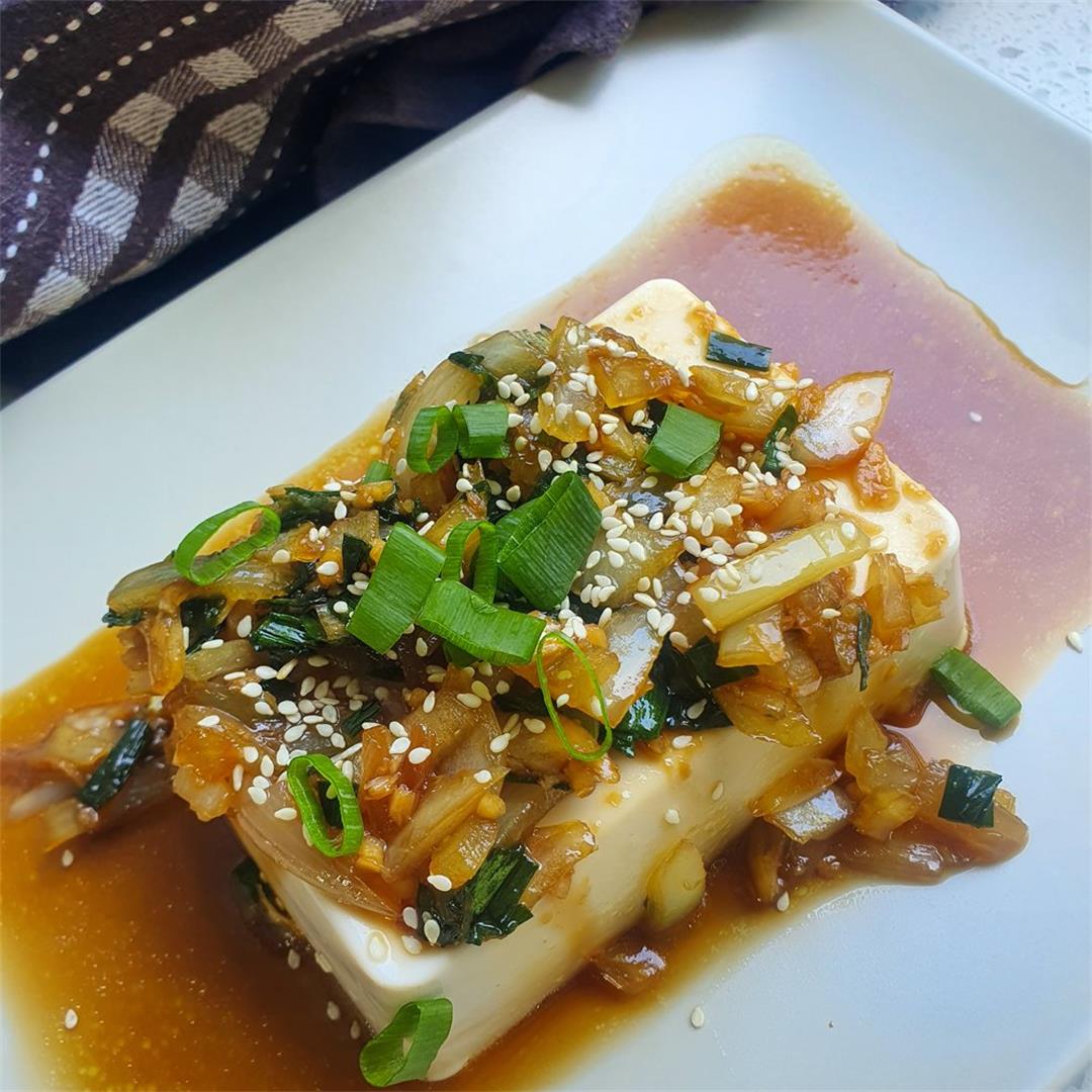 Silken Tofu with Garlic and Onion — That Vegan Dad