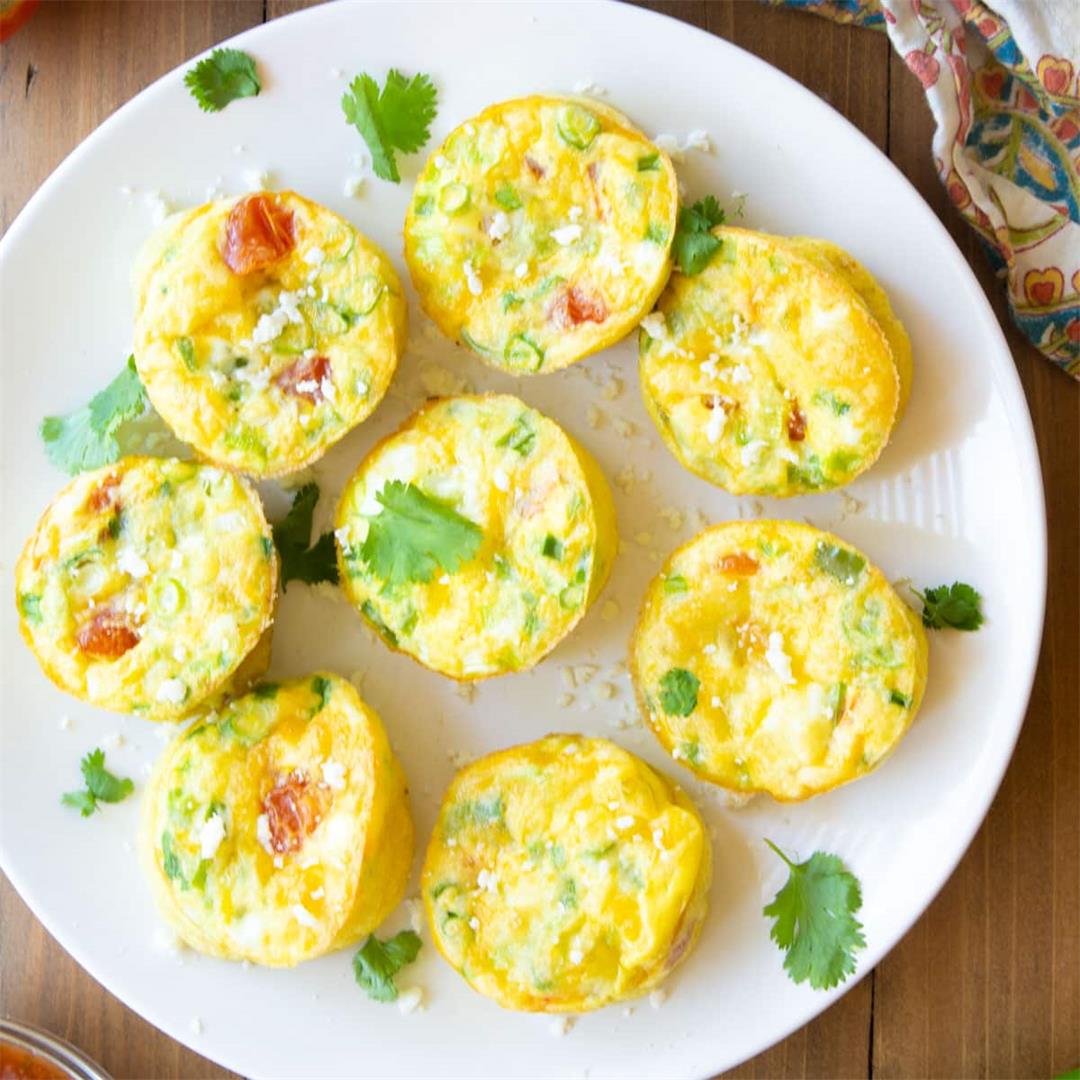 Hatch Chile Egg Muffins