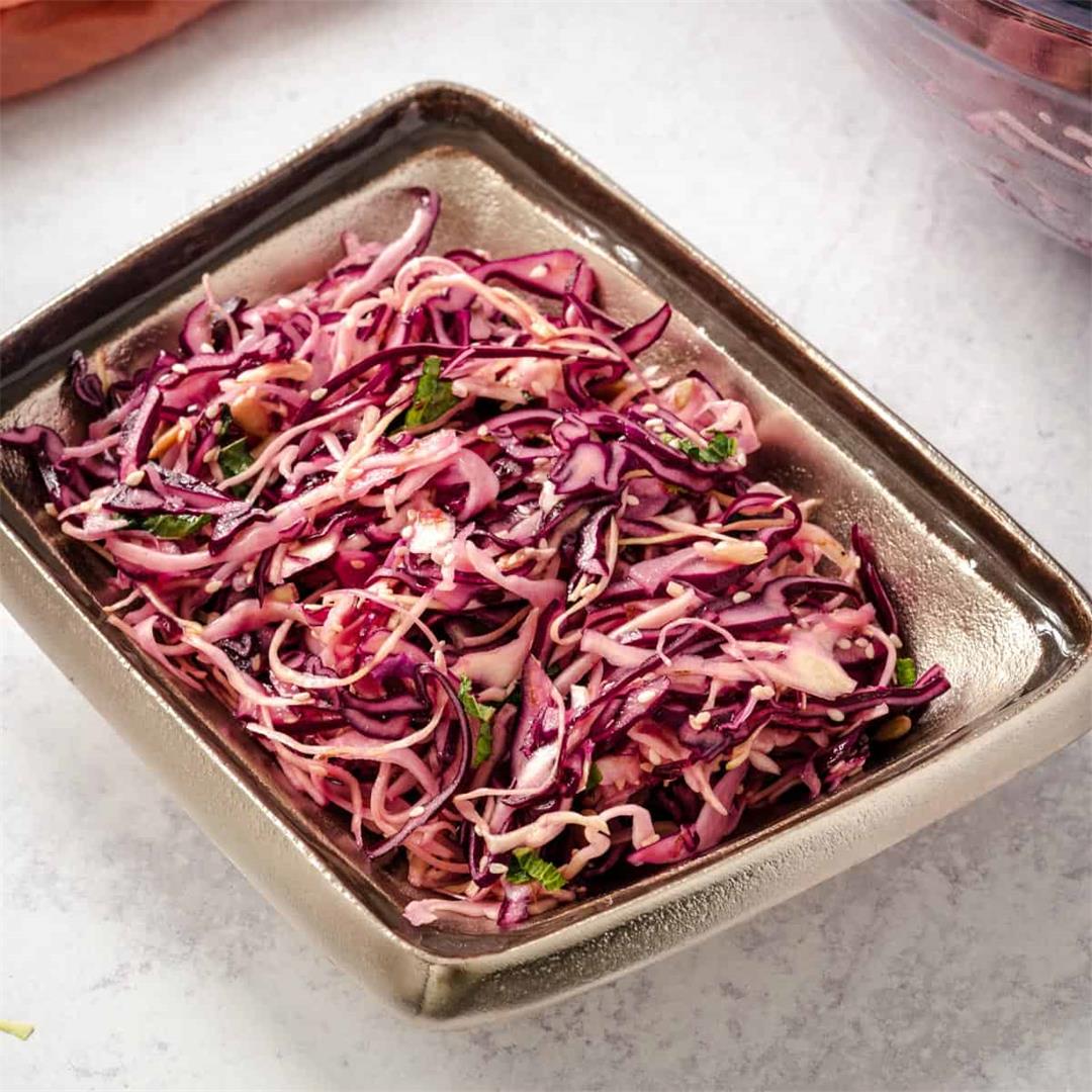 Crunch Cabbage Salad with Mint