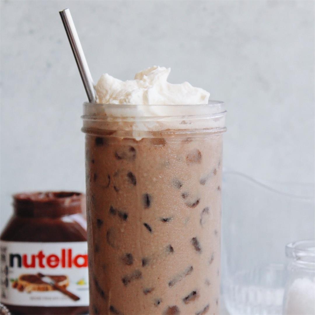 Easy Nutella Latte (Iced or Hot)