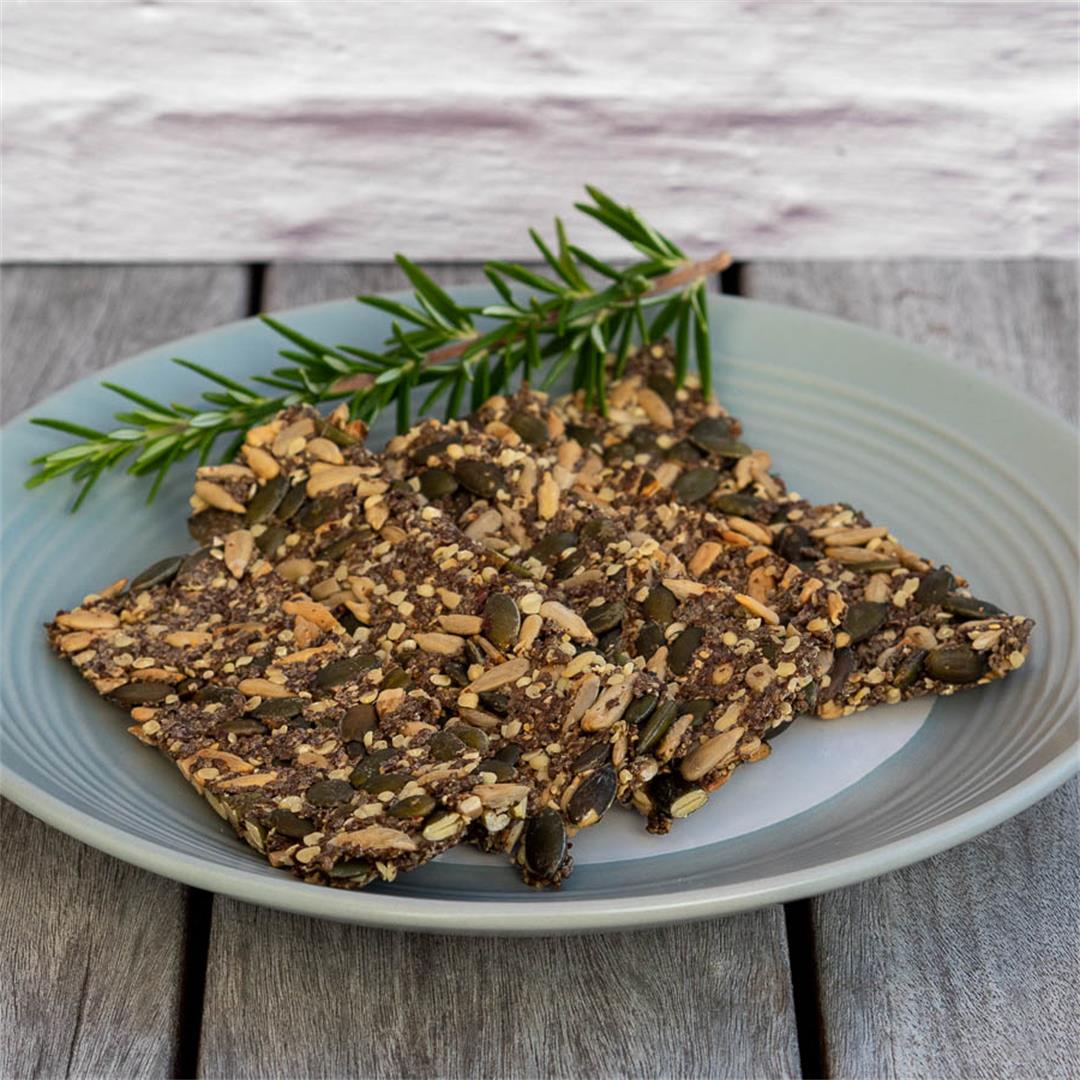 Gluten-Free Seeded Crackers