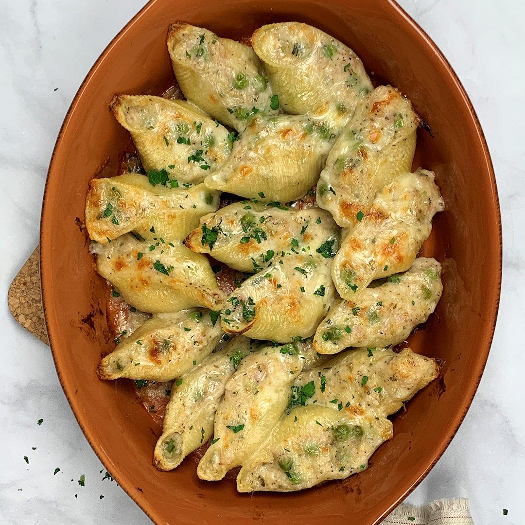 No Sauce Stuffed Pasta Shells – A Gourmet Food Blog