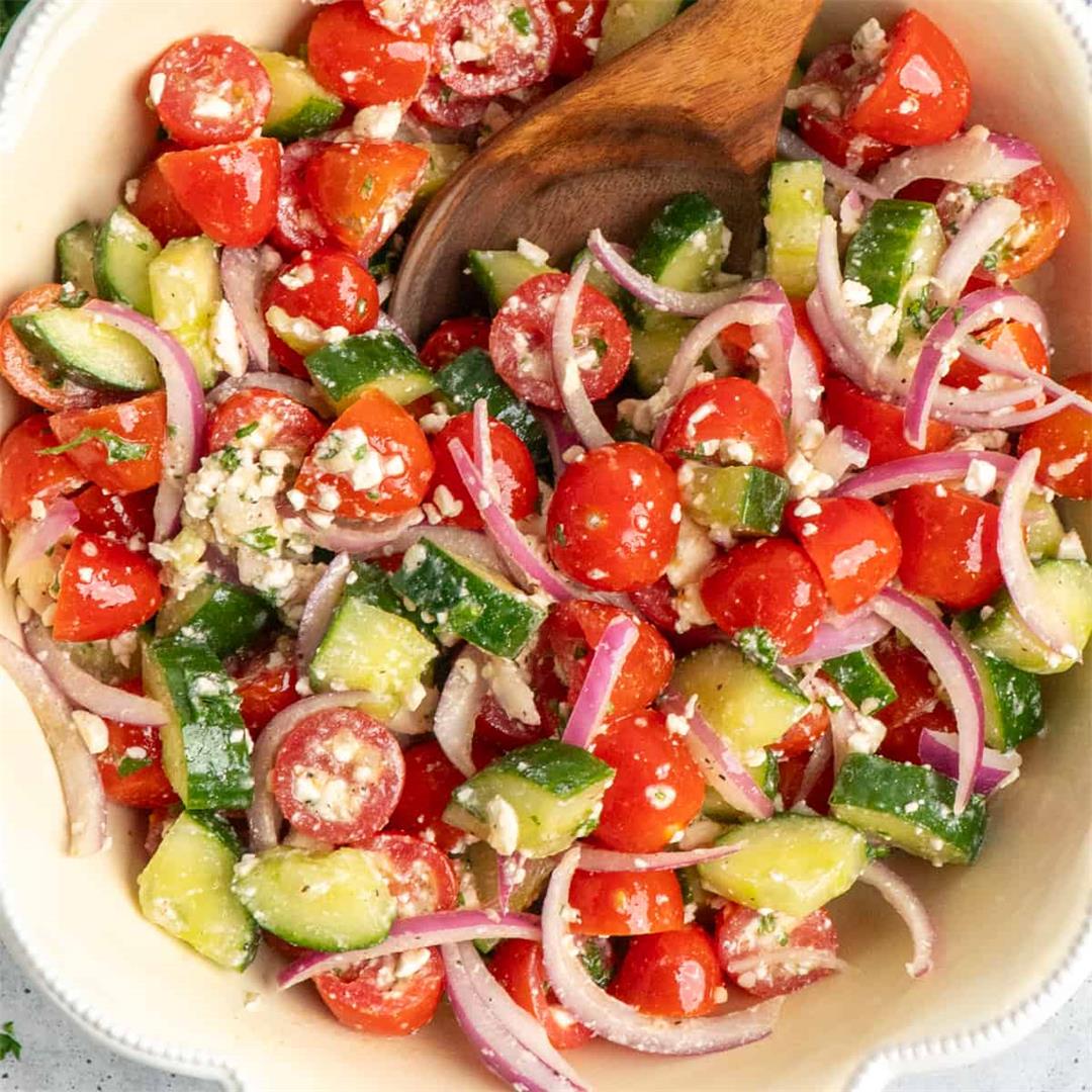 Cucumber Tomato Salad Recipe