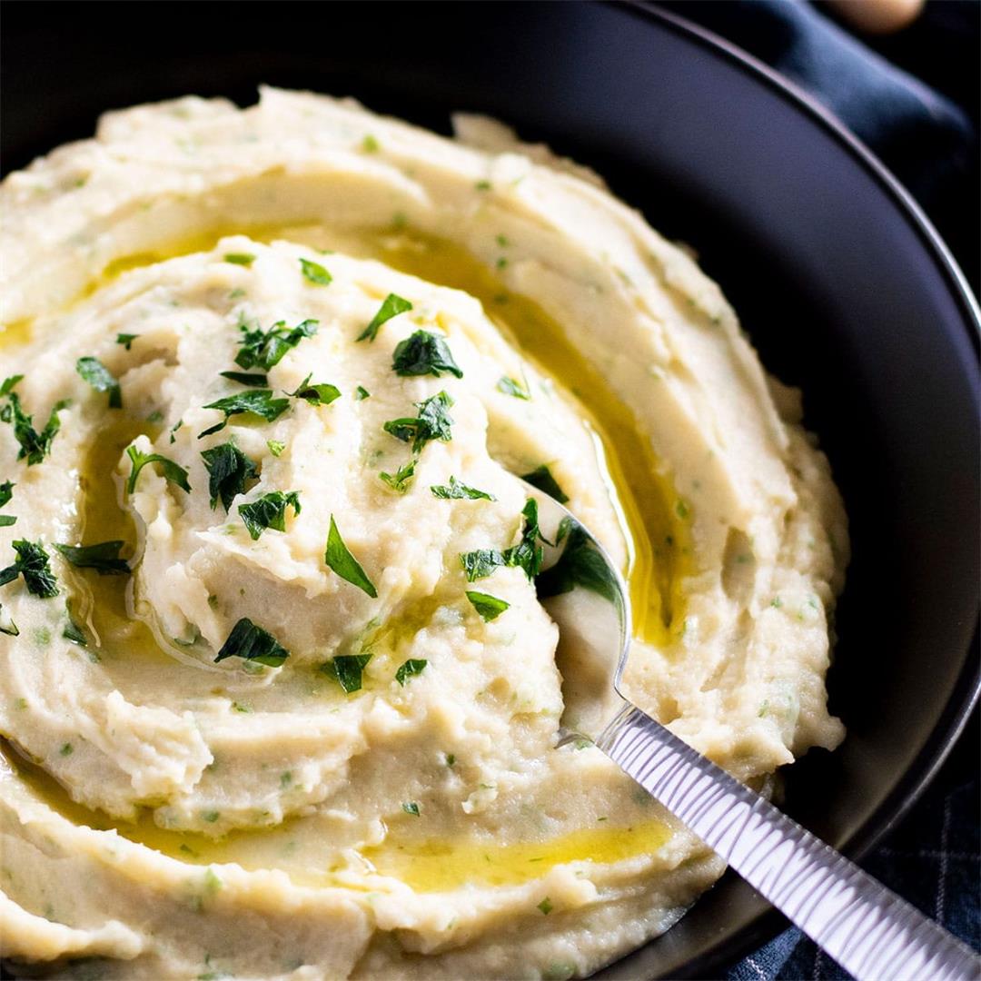 Potato & White Bean Mash with Garlic