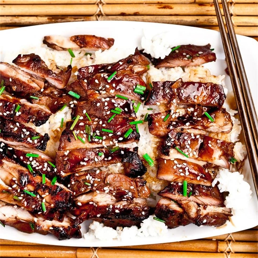 Grilled Teriyaki Chicken with Sauce