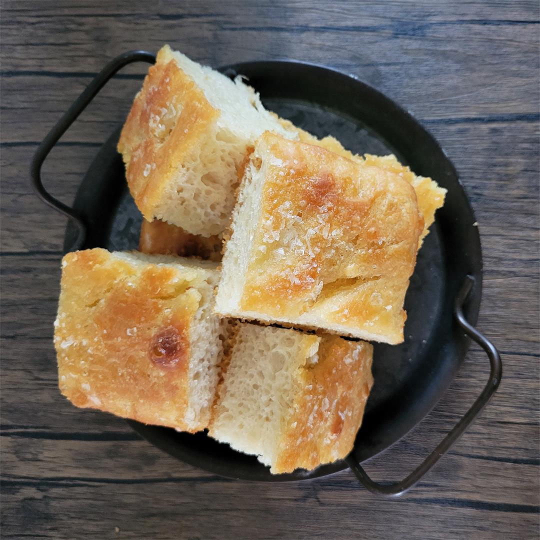 Sourdough focaccia