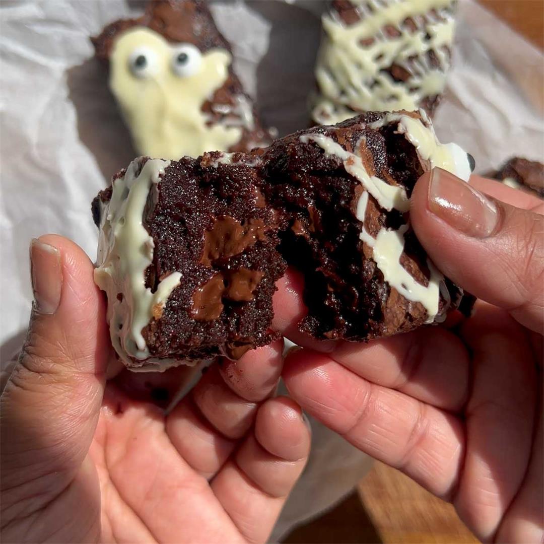 Spooky Halloween Brownies