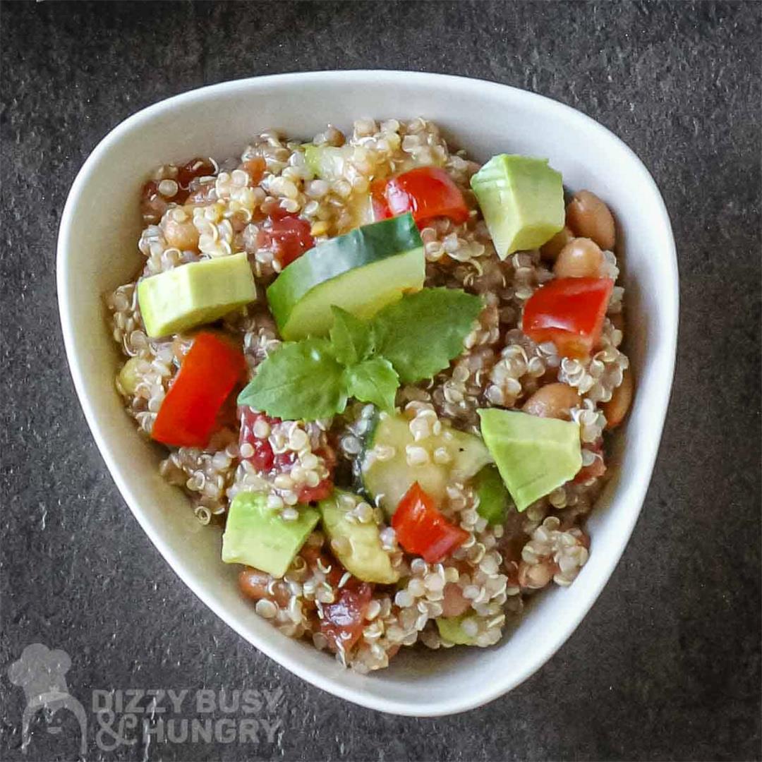 Quinoa Cucumber Tomato Salad