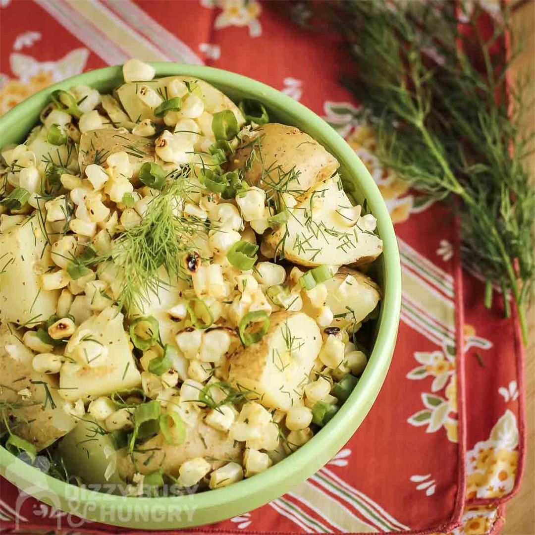 Summer Potato Salad with Corn