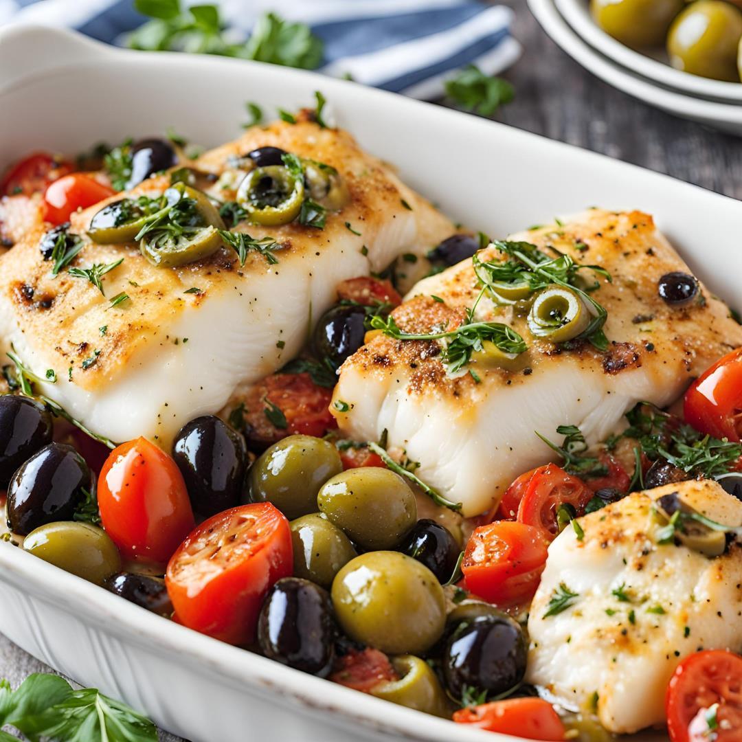 One-Pan Mediterranean Cod