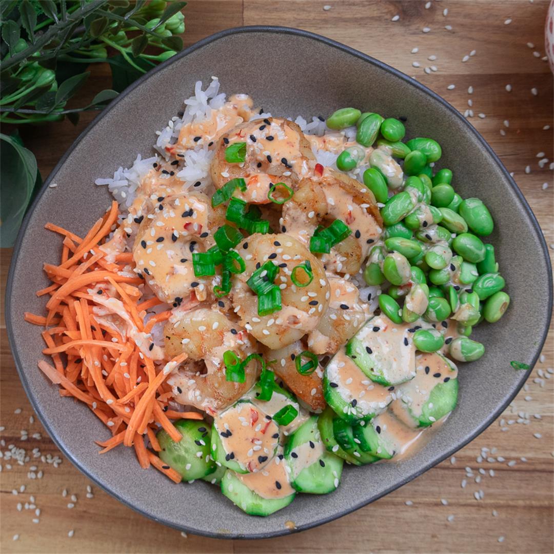 Shrimp Poke Bowl