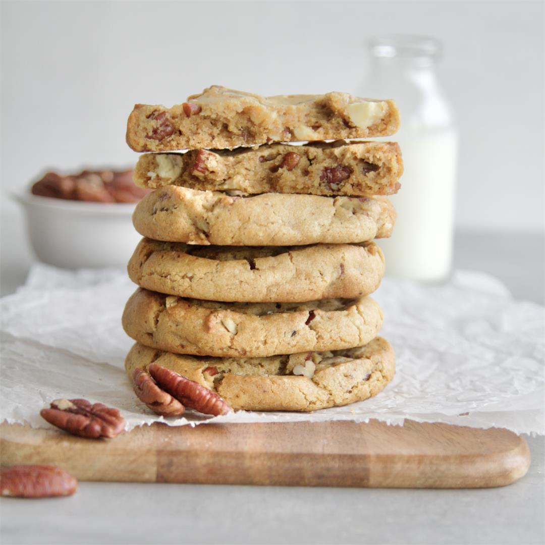 NIEMI: Miso Pecan White Chocolate Cookies