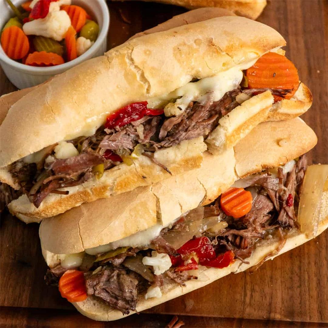 Crock Pot Italian Beef Sandwiches