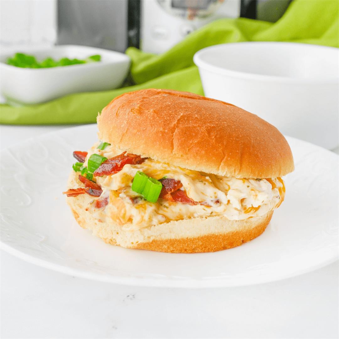 Crock Pot Cracked Chicken Sandwiches