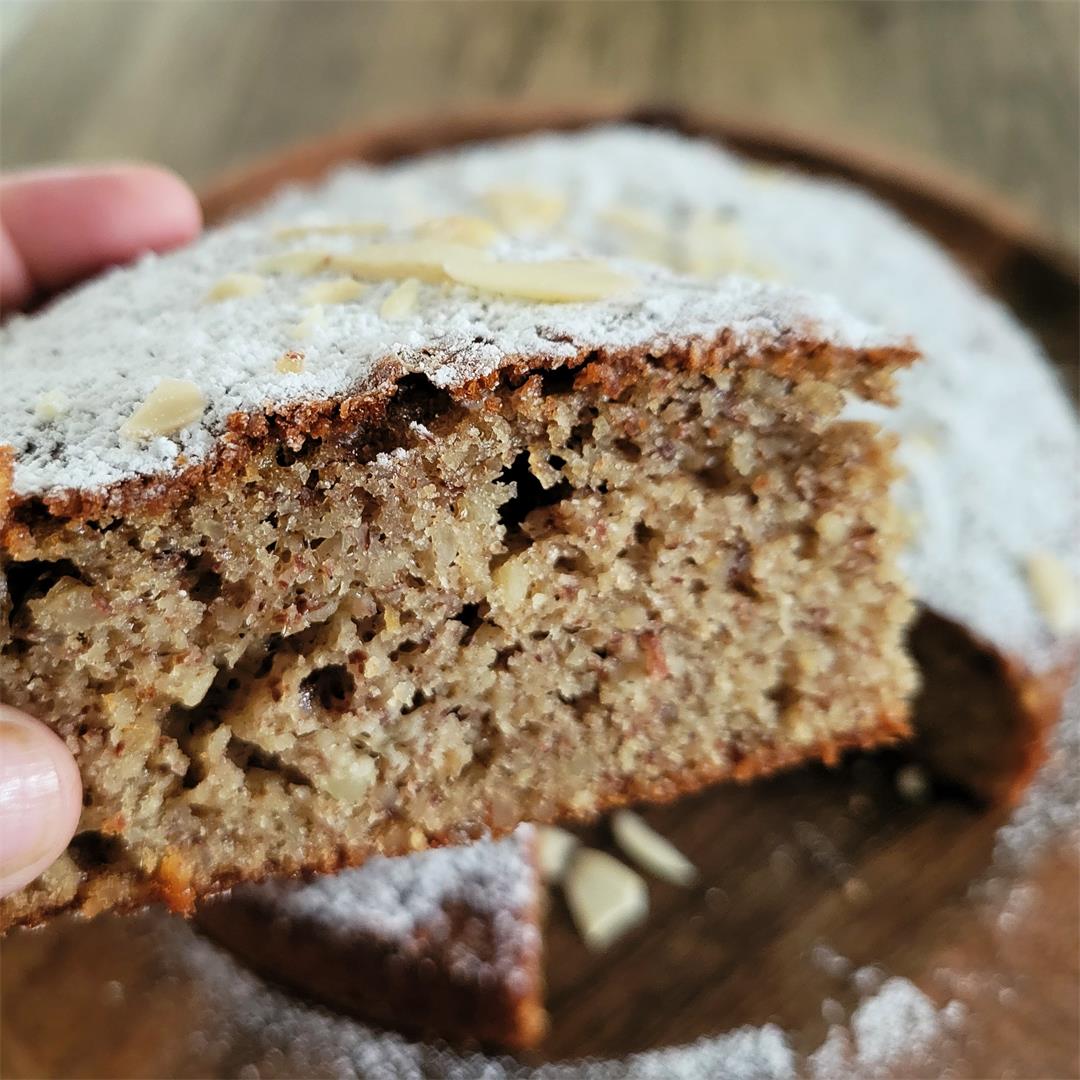 Pear and almond cake