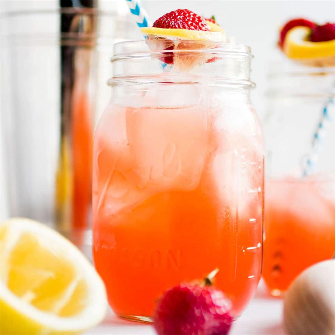 Strawberry Whiskey Lemonade