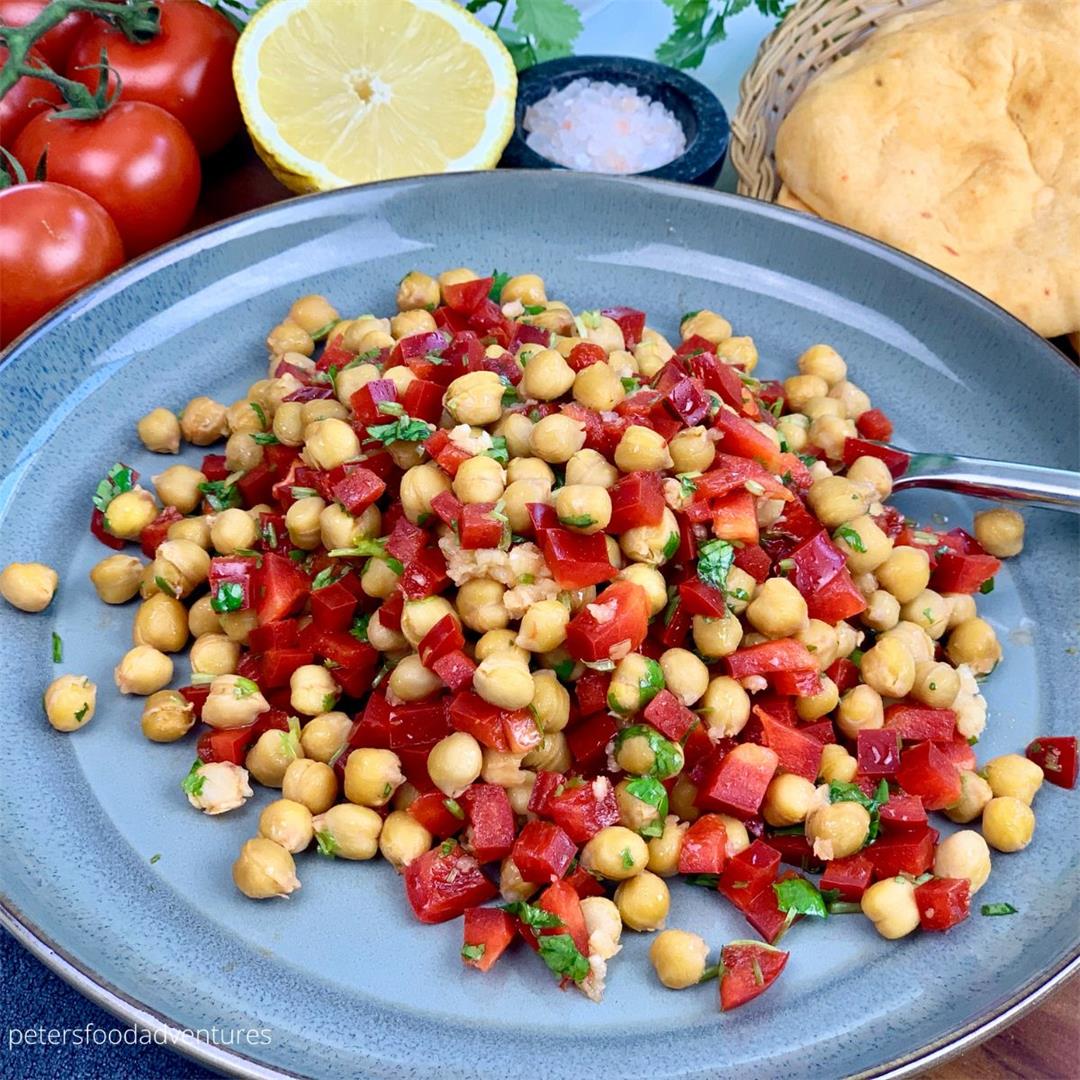 Roasted Chickpea Salad