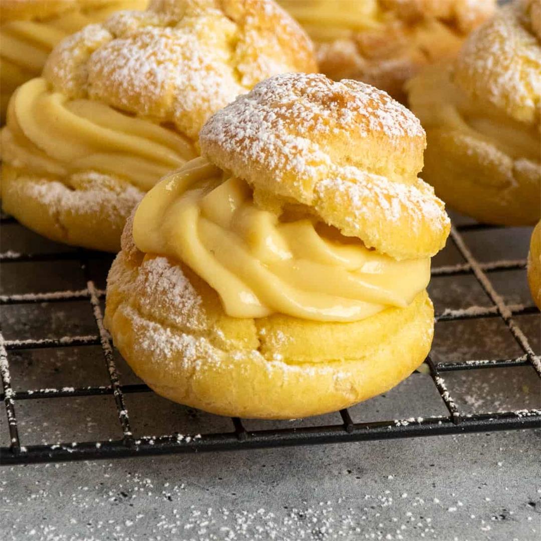 Easy Custard Puffs Recipe